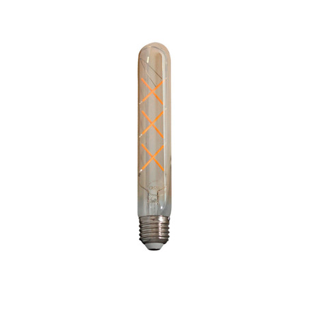 Bombillo LED filamento tubular 4W 2200K Luz cálida.