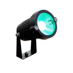 Luminaria LED tipo estaca con base 6W RGB.