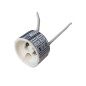 Portalámpara GU10 con cable 10cm. Portalámpara GU10 con cable 10cm.