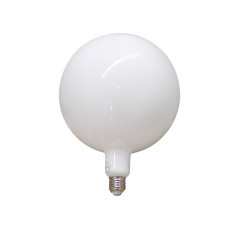 Bombillo LED filamento G200 E27 6W color milky.