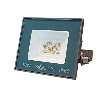 Reflector LED ultraplano 10W Luz cálida.