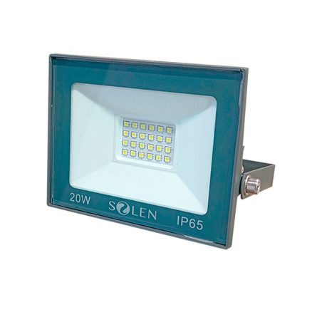 Reflector LED ultraplano 20W verde.