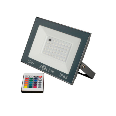 RFL701 - REFLECTOR LED 50W RGB gris.