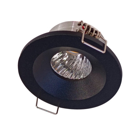 OJL1019R3AN - Luminaria LED COB tipo downlight semi recesada redonda negro