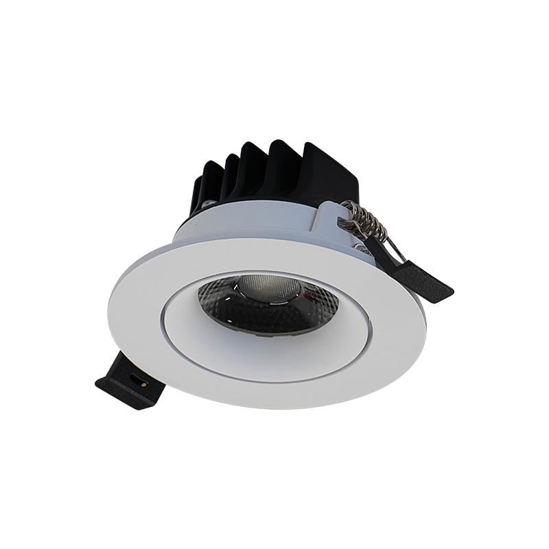 Ojo de buey LED redondo de incrustar blanco 7W 6000K Luz día.