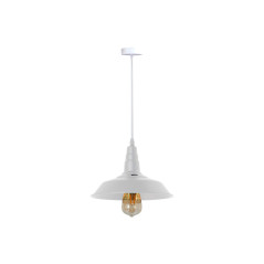 Lámpara decorativa colgante E27 blanco 2