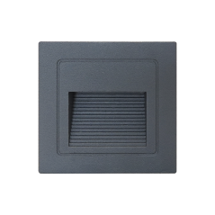 Aplique pared de incrustar 4.5W Luz cálida.