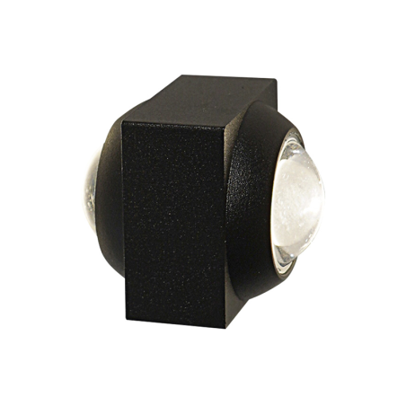 Aplique LED de sobreponer cuadrado 2W Luz cálida.