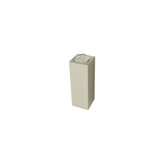 Aplique LED (Shorter) sobreponer rectangular 1W Luz cálida.