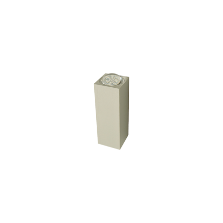 Aplique LED (Shorter) sobreponer rectangular 1W Luz cálida.