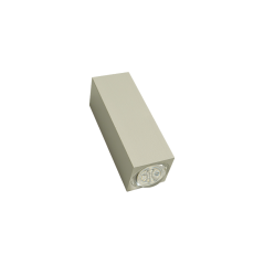 Aplique LED (Shorter) sobreponer rectangular 1W Luz cálida.