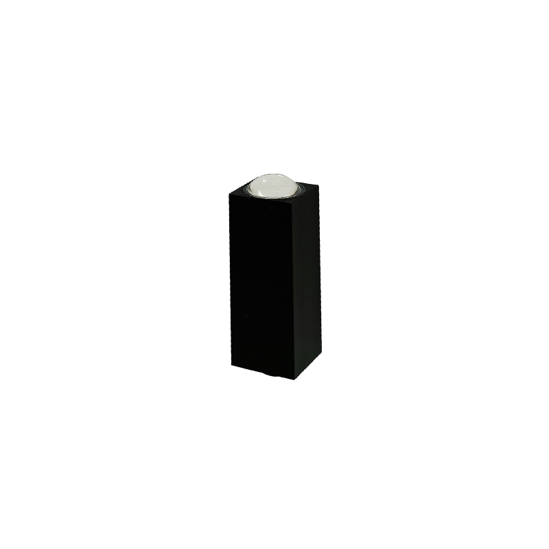 Aplique LED sobreponer rectangular 1W Luz cálida.