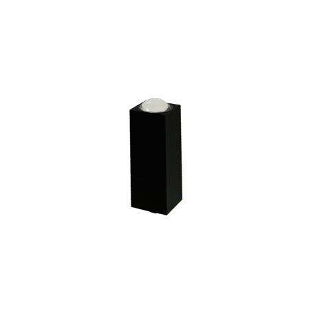 Aplique LED sobreponer rectangular 1W Luz cálida.