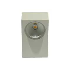 Aplique LED de sobreponer rectangular 2W Luz cálida 02