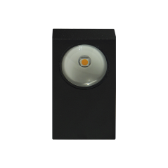 Aplique LED de sobreponer rectangular 2W Luz cálida.