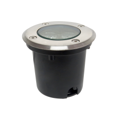 Luminaria LED tipo bala redonda 3W Luz cálida.