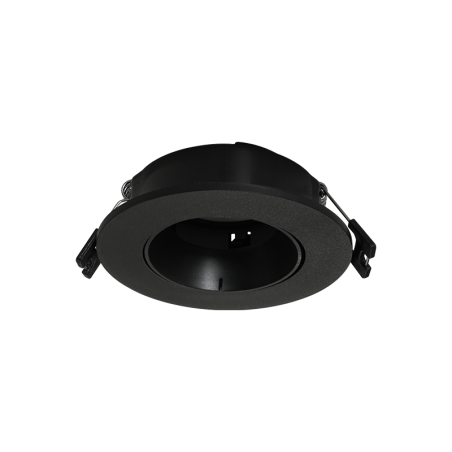 Downlight  redonda negro.