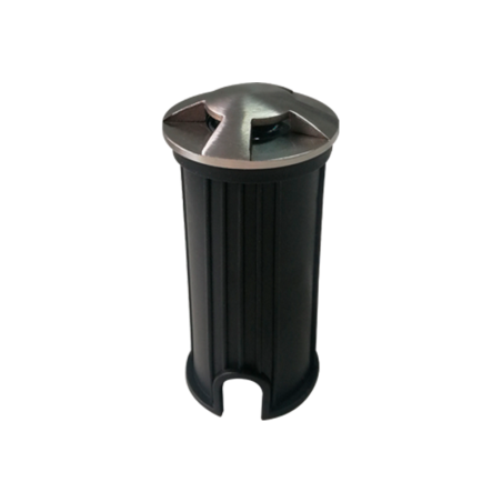 Luminaria LED simétrica tipo bala redondo 4 salida de luz 1W Luz cálida.