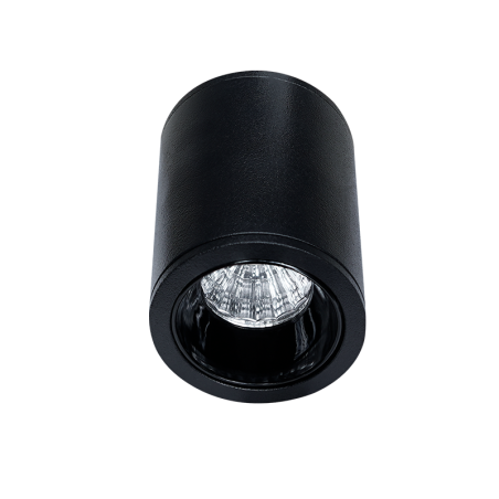 Luminaria LED 3W Luz cálida Negro.