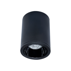 Luminaria LED 3W Luz cálida Negro.