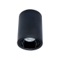 Luminaria LED 3W Luz cálida Negro.