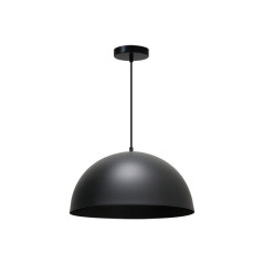Lámpara colgante media luna 40 cm negra