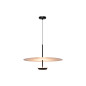 Lámpara Colgante LED Decorativa Negra 3 CCT Moderna