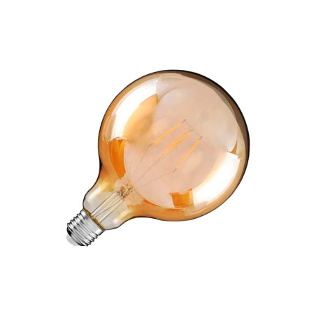 BOLD06804AA - Bombillo Filamento LED COB E27 G80 Vintage Ámbar Luz Cálidad