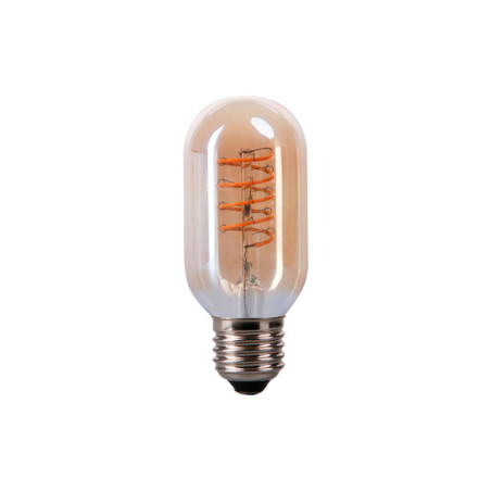 Bombillo LED Filamento T45 2W E27 2200K Vidrio Ámbar BOL060F
