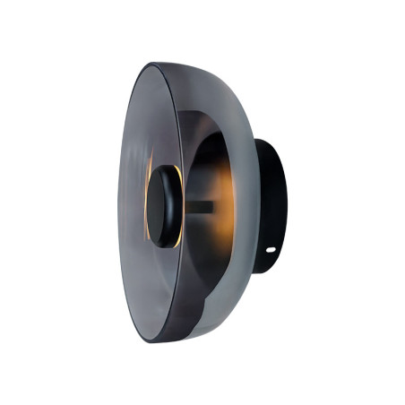 Lámpara LED 5W 3000K Negro  Vidrio Smoky