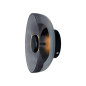 Lámpara Decorativa LED SMD 5W Luz Cálidad Negro + Vidrio Smoky