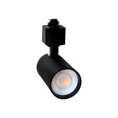 Luminaria LED SMD Spot 3 Vías 12W CCT Dimerizable Negro