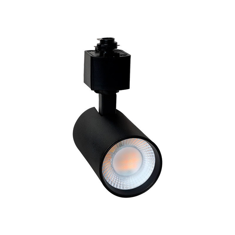 Luminaria LED SMD Spot 3 Vías 12W CCT Dimerizable Negro Luminaria LED SMD Spot 3 Vías 12W CCT Dimerizable Negro