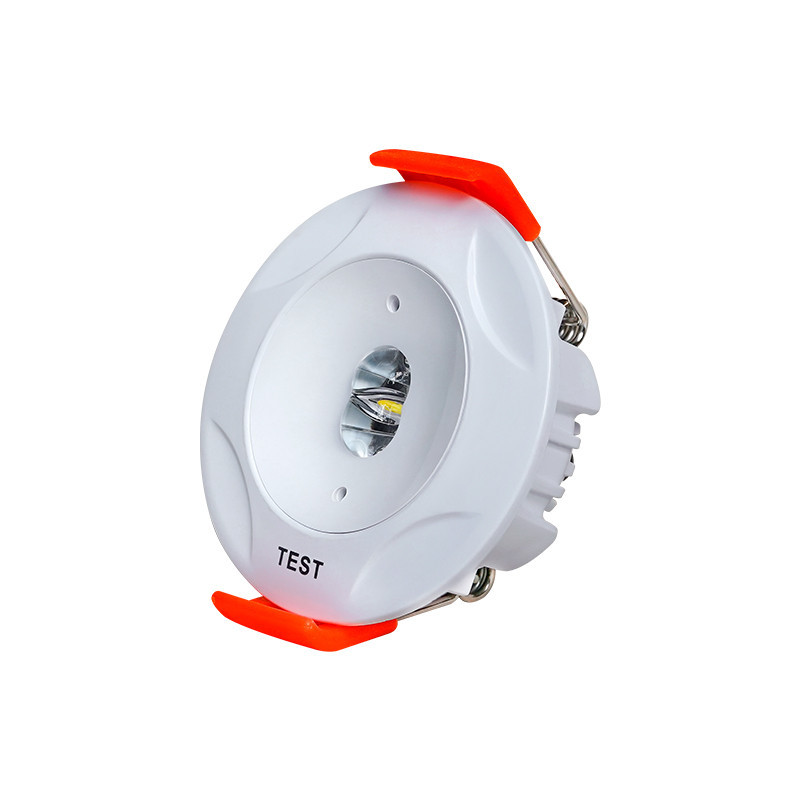 Luminaria de Emergencia LED SMD 3535 Redonda Incrustar