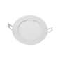 Panel LED SMD redondo de incrustar blanco 9W Luz neutra. Panel LED SMD redondo de incrustar blanco 9W Luz neutra.