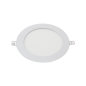 Panel LED SMD redondo de incrustar blanco 12W Luz cálida. Panel LED SMD redondo de incrustar blanco 12W Luz cálida.