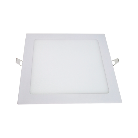 Panel LED SMD cuadrado de incrustar 18W 6000°K Luz día.