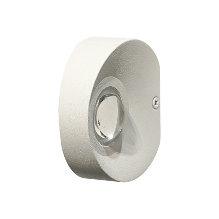 Aplique LED de sobreponer redonda color blanco 2W 3000K Luz cálida -1
