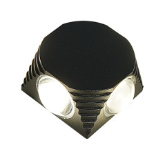 Aplique LED de sobreponer color negro 4W 3000°K Luz cálida -3