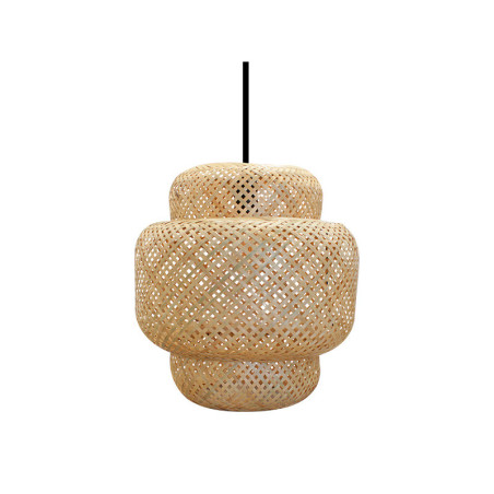 LCE509 - Lámpara decorativa colgante cilindrica en bambú.