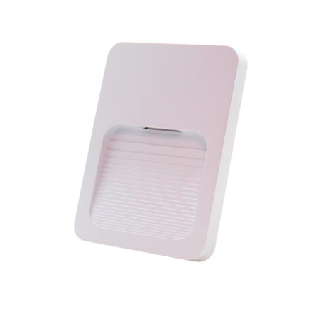 Luminaria LED tipo aplique luz guía 2W Luz cálida.